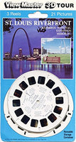 St. Louis Riverfront - Classic ViewMaster - 3Reel Set - 21 3D Images - NEW