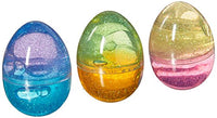 U.S. Toy (1696) Assorted Color Glitter Putty Eggs - Pack of 12