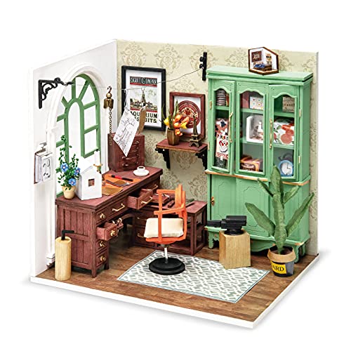 Rolife DIY Miniature Dollhouse Kit Tiny Room Set to Build Christmas/Birthday Gift for Adults and Teens (Jimmy's Studio)