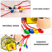 Load image into Gallery viewer, Toyvian 1 Set Wooden Mouse Catching Game Color STEM Cat Catch Mouse Desktop Game Creative Interactive Wooden Toys Exercise Reaction Education Toy for Kids Children
