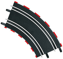 Load image into Gallery viewer, Carrera 61617 2/45 Curve Track Section Part for Use with GO!!! and Digital 143 - Pack of 4
