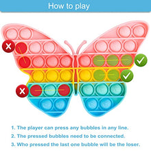 Load image into Gallery viewer, AIZIXIN Pop Bubble Fidget Sensory Toys, Squeeze Sensory Toys, Novelty Gifts for Boys and Girls, Stress Relief and Anti-Anxiety Tools for Kids and Adults (Butterfly)
