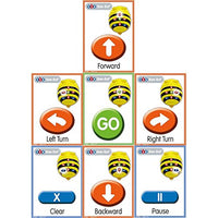 TTS A5 Bee-Bot Giant Sequence Cards. Set of 49 Cards. Model: ITSCARD