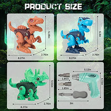 Load image into Gallery viewer, mom&amp;myaboys Dinosaur Planet3-piece Set, STEM Childrens Assembling Toy, Cultivate Children&#39;s Hands-on Ability (Large, Blue)
