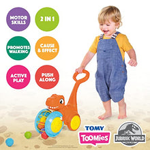 Load image into Gallery viewer, Toomies Jurassic World Pic &amp; Push T. Rex  2-in-1 Dinosaur Toy for Developmental Play  12m+
