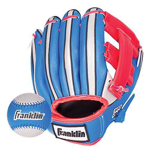 Franklin Sports Air Tech Soft Foam Baseball Glove and Ball Set - 9 Inch - Right Hand Throw