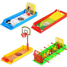 Load image into Gallery viewer, Desktop Games for Kids, Finger Basketball Shooting Game, Golf Desk Games, Mini Football Game, Hockey Table Games, Fun Sports Toy, Educational Toys for Boy Girl (Hockey)
