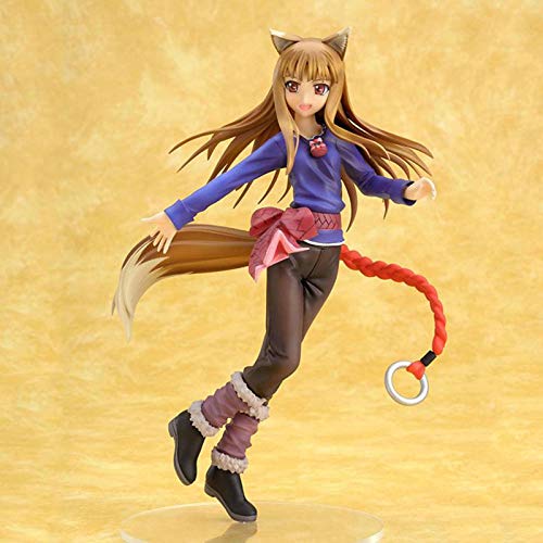 NC Action Figures, Holo Anime Toy Statue, 18cm Wolf and Spice PVC Environmental Protection Materials Collection Model Decoration Ornaments Gift for Adults and Children