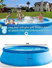 Load image into Gallery viewer, Kaolala Inflatable Swimming Pools Above Ground 8ft x 25inBlow Up Full-Sized Round Outdoor Kiddie for Kids, Toddlers, Infant &amp; Baby Easy Set Adults Pool Backyard, Garden, Summer Water Party, XX-Large
