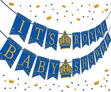 Load image into Gallery viewer, Royal Prince Baby Shower Decorations and Royal Prince Baby Shower Banner Boundle
