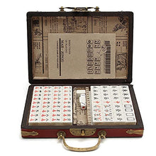 Load image into Gallery viewer, Chinese Style Retro Mahjong Brand Abroad Antique Mahjong with English Instruction Manual
