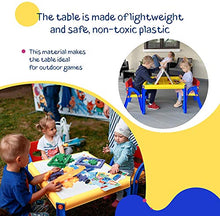 Load image into Gallery viewer, Picnmix Sand and Water Table for Toddlers Age 3-5, Kids Table and Chair Set with Storage, Toddler Table and Chair Set, Outdoor Toddler Toys, Sand Table with Cover, Desk with Storage
