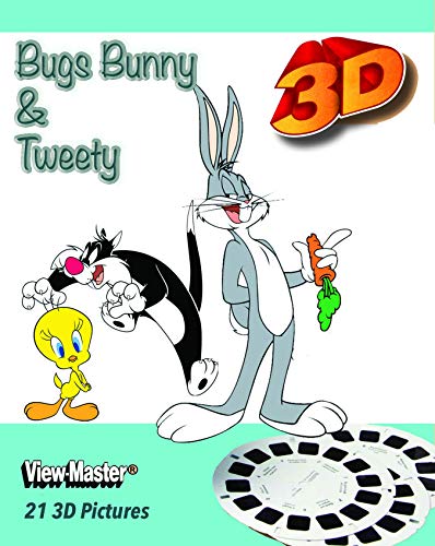 Viewmaster Bugs Bunny Bugs and Tweety Viewmaster 3 Reel Set - 21 3D Images