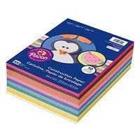 Pacon 9 - Inches x 12 - Inches, 6555 Rainbow Super Value Construction Paper Ream, 500 Assorted Sheets