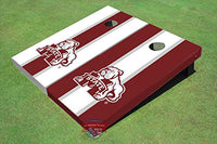 All American Tailgate Mississippi State University Bulldog Alternating Long Stripe Themed Cornhole Boards