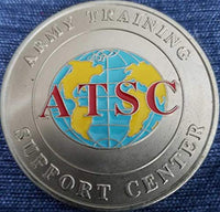 US Army Training Support Center 25th Anniversary Challenge Coin