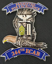 Load image into Gallery viewer, Phoenix Challenge Coins US Army TF Warhawk 244th ECAB 244th Expeditionary Combat Aviation Brigade OIR 2019 Deployment Command Team Coin
