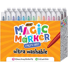 Load image into Gallery viewer, BIC Child&#39;s First Magic Marker, Assorted Colors, 36-Count
