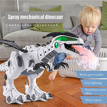 Load image into Gallery viewer, Aoile Dinosaur Shaped Toy Spray Electric Dinosaur Mechanical Pterosaurs Dinosaur Toy Kids Gift Gray
