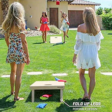 Load image into Gallery viewer, Bean Bag Toss, 3x2ft Framed Cornhole Toss Game Set with Travel Carrying Bag Outdoor Fun Table Game Play with Friends Family
