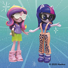 Load image into Gallery viewer, My Little Pony Equestria Girls Fashion Squad Twilight Sparkle and Princess Cadance Mini Doll Set Toy, 40 Fashion Accessories
