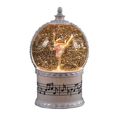 Load image into Gallery viewer, Music Box Octet Ballerina Ball Dream Spinning Dancing Princess with Snowflake Children&#39;s Birthday Present
