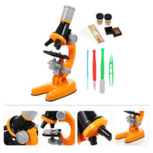 Load image into Gallery viewer, VORCOOL Orange Microscope for Students Kids Magnification Biological Educational Microscope Children Science Teaching Toy Accessories
