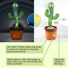 Load image into Gallery viewer, Emoin [Adjustable Volume Control] Dancing Cactus Toy Baby Toys 6 to 12 Month, Baby Toys Dancing Talking Cactus for Boys Girls Talking Cactus Toy Repeats What You Say Mimicking Cactus Toy for Babies
