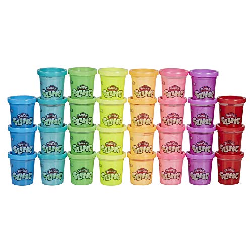 Play-Doh Slime 30 Can Pack - Assorted Rainbow Colors for Ages 3 & Up (Amazon Exclusive)