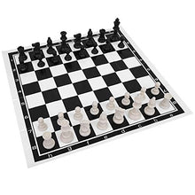 Load image into Gallery viewer, Velaurs Fine Workmanship Sturdy Foldable Lightweight International Chess Set, International Chess, for Indoor Activities Travel Home Outdoor Outdoor Activities
