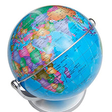 Load image into Gallery viewer, Juvale Small Spinning World Globe with Stand for Office Desktop, Classroom (4 Inches)
