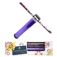 Star Magic Glitter Wand Kaleidoscope 9 Inches - Continuous Movement Kaleidoscope,Liquid Motion Kaleidoscope,Liquid-Glitter Filled Wands Kaleidoscope (Purple) in A Gift Box