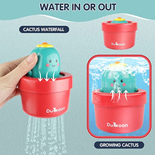 Load image into Gallery viewer, GILOBABY Bath Toys for Toddlers, Baby Bathtub Wall Water Toy Set Elephant Waterfall Fill Spin and Flow with Bear &amp; Cactus, Bathroom Shower Gifts for Kids Infants Boys Girls Age 2-5
