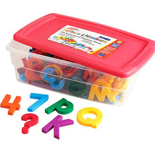 Load image into Gallery viewer, Educational Insights Multicolored Jumbo Alpha Magnets &amp; Math Magnets, Ages 4 And Up, (100 Pieces)
