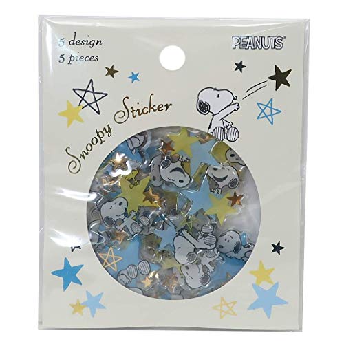 Snoopy [Plump flake sticker] flake Sticker / Star peanuts