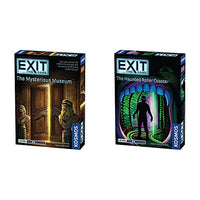 Thames & Kosmos Exit: The Mysterious Museum Multiplayer Game & Exit: The Haunted Roller Coaster | Exit: The Game - A Kosmos Game from Thames & Kosmos | Family-Friendly