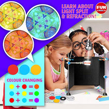 Load image into Gallery viewer, Kaleidoscope Kit for Kids, FunKidz DIY Kaleidoscope Craft Kit with Prism, Optical Illusion Science Experiment Educational STEM Toy
