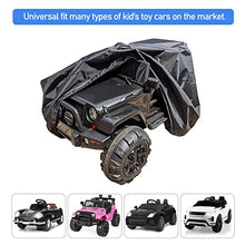 Load image into Gallery viewer, tonhui Large Kids Ride-On Truck Toy Car Cover, Electric Jeep Power Wheels Cover, Protect Electric Kids Car Toy Vehicles - Universal Fit, Water Resistant Outdoor

