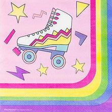 Load image into Gallery viewer, Roller Skating Deluxe Party Supplies Packs (103 for 16 Guests) - Roller Skating Party, 90s Party Supplies, Roller Skate Plates and Napkins, Skate Party Decorations for Girl, Blue Orchards
