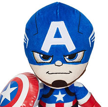 Load image into Gallery viewer, Marvel Plush Character Figure, 8-Inch Captain America Super Hero Soft Doll in Fun-to-Touch Fabrics, Collectible Gift for Kids &amp; Fans Ages 3 Years Old &amp; Up
