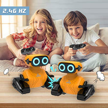 Load image into Gallery viewer, KaeKid Robot Toys for Kids, 2.4Ghz Remote Control Robot Toys with LED Eyes &amp; Flexible Arms, Dance &amp; Sounds, RC Toys for 3 4 5 6 7 8 Year Old Boys Girls
