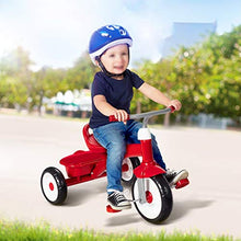 Load image into Gallery viewer, WALJX Tricycle for Kids, Trike Easy Clip and Portable Suitable for 1 Year Old - 5 Years Old Baby Riding|Pink|Red 70X51X52CM (Color : Red)
