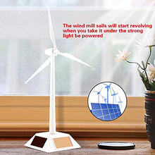 Load image into Gallery viewer, Solar Powered Wind Mill, Home Decor Kids Toy, Desktop Gadget Toy Store for Home Kitchen Bar Garden School
