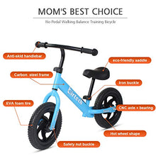 Load image into Gallery viewer, Kid Balance Bike for 2-6 Year Old, 12&quot; Toddler Toys Bike with No Pedal Lightweight Toddler Training Bicycle Indoor and Outdoor, Blue
