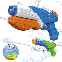 ZMZS Water Guns for Kids Adults, Squirt Guns Shoot Up to 30 Feet 500CC*2 Pack, Summer Beach Sand Swimming Pool Outdoor Fighting Toy Ages 3 4 5 6 7 8 Boys Girls