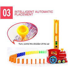Load image into Gallery viewer, Asixxsix Electric Domino Car Toy, Stable Durable Non-Deformation Strong Domino Car Toy, for Above 3 Years Old Home
