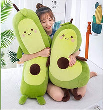 Load image into Gallery viewer, XICHEN 27 Inch Green Large Simulation Avocado Plush Toy Doll Sleeping Pillow Doll Doll, Holiday Warm Gift Plush Toy Pillows (Pillow--35Inch)

