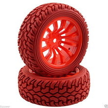 Load image into Gallery viewer, RC 714-8019R Rally Tires &amp; Wheel Rims Offset:6mm For HSP 1:10 On-Road Rally Car
