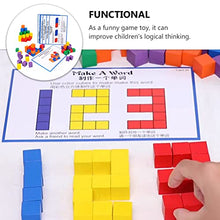 Load image into Gallery viewer, TOYANDONA Wooden Building Blocks Set Rainbow Stacker Stacking Preschool Learning Educational Construction Toys for Kids
