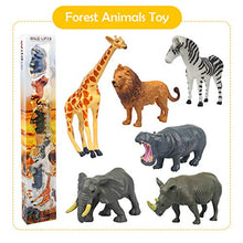 Load image into Gallery viewer, Safari Animal Toys Realistic Mini Wild Animal Figurines Sets, Party Cake Topper and Decorations for Boys Toddlers

